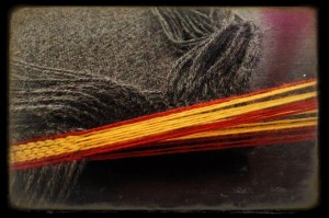 Integrated tablet woven band